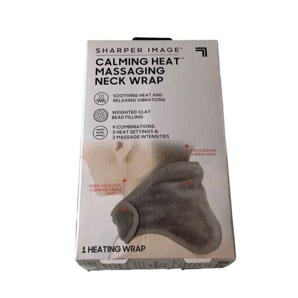 Sharper Image Calming Heat Neck Wrap, NIB - Picture 3 of 10